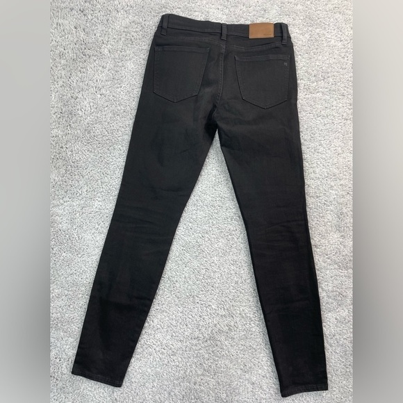 Madewell Jeans Womens 28 Skinny Skinny Black Rinse Denim Pants Versatile - Picture 5 of 6